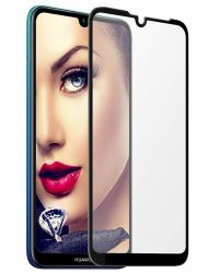 Fusion Full Glue 5D Tempered Glass Защитное стекло для экрана Huawei P Smart Plus 2019 / P Smart 2020 / Honor 10 Lite Черное