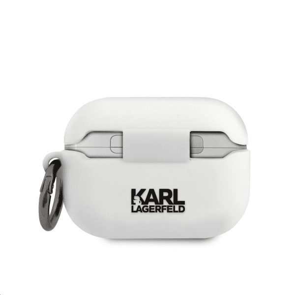 KLACAPSILCHWH Karl Lagerfeld Choupette Head Silicone Case for Airpods Pro White