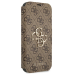 Guess GUBKP13L4GMGBR iPhone 13 Pro | 13 6,1" brązowy|brown book 4G Big Metal Logo