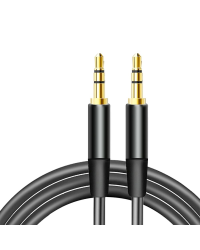 Maxlife audio cable jack 3.5 mm - jack 3.5 mm 1m black