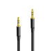 Maxlife audio cable jack 3.5 mm - jack 3.5 mm 1m black