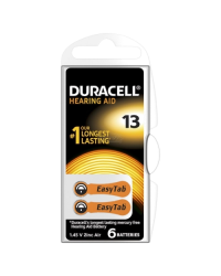 Блистерная упаковка Duracell Hearing 13 (A13) 6 шт.