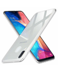Fusion Ultra Back Case 0.3 mm Прочный Силиконовый чехол для Samsung A202 Galaxy A20e Прозрачный