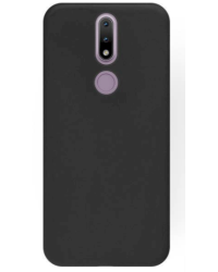 Fusion Soft Matte Back Case силиконовый чехол для Nokia 2.4 черный