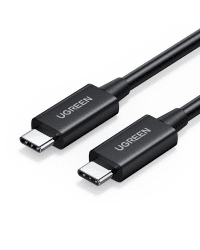 USB-C to USB-C Cable UGREEN US501, Gen3, 100W, 8K, 0.8m (Black)