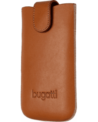 Bugatti Универсальный кожаный чехол с магнитом (7 х 12 см) коричневый