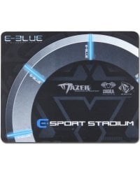 Игровой коврик для мыши E-Blue Arena черный / синий (260x210 мм)
