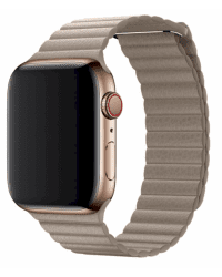 Devia Elegant Leather Loop Ремешок для часов Apple Watch 38 / 40 mm песочный