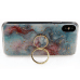 Fusion Marble Ring Back Case Силиконовый чехол для Apple iPhone 12 / 12 Pro Красный - Синий