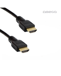 Omega OCHB45 HDMI Gold Platted Кабель 1.5 метров 19pin / 2160p / Ultra HD / 4K Черный