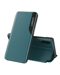 Fusion Eco Leather View Case Книжка чехол для Huawei P30 Pro Зеленый
