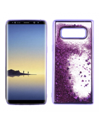 Fusion Fun Liquid Back Case Прочный Силиконовый чехол для Apple iPhone 7 / 8 / SE 2020 Прозрачный - Фиолетовый
