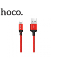 Hoco Premium Times Speed X14 Прочный Lightning на USB Кабель данных и заряда 1m (MD818) черный/красный