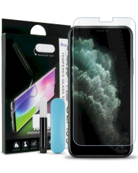 Fusion UV 9H Защитное стекло + Эко Клей + Лампа для экрана Samsung G965 Galaxy S9 Plus
