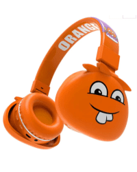 Jellie Monsters Monster беспроводные наушники с радио/микрофоном/блютуз 5.0 оранжевый