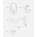 Baseus inAuto WXHW01-B01 Держатель для устройств 10W / QI / 2A /  Sensor черный