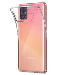 Fusion Ultra Back Case 0.3 mm Прочный Силиконовый чехол для Samsung A715 Galaxy A71 Прозрачный