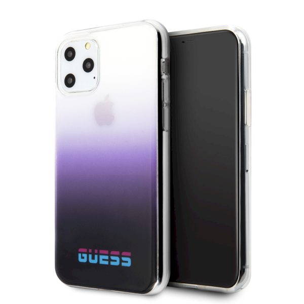 Guess GUHCN58DGCPU California Cover Силиконовый чехол для Apple iPhone 11 Po Фиолетовый