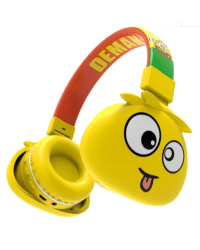 Jellie Monsters Deman беспроводные наушники с радио/микрофоном/блютуз 5.0 желтый