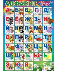 Карточка обучающая "Алфавит русского языка"