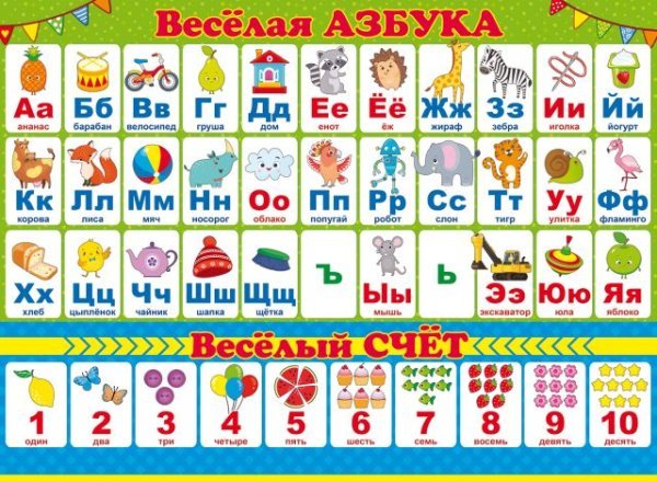 Плакат "Веселая азбука"