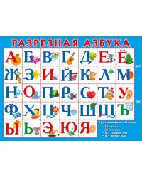 Плакат "Разрезная азбука"