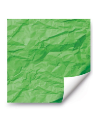 Упаковочная бумага зелёная, мятая 2 листа