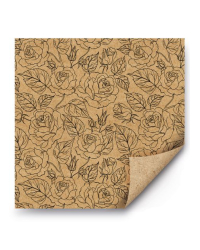 Упаковочная бумага Розы 2 листа