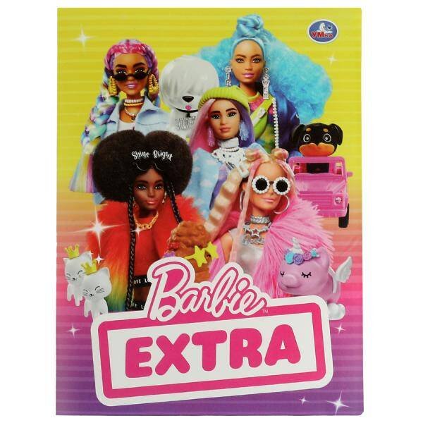 Папка БАРБИ с 10 вкладышами, barbie extra Умка в кор.4*30шт