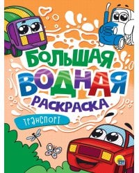 БОЛЬШАЯ ВОДНАЯ РАСКРАСКА. ТРАНСПОРТ