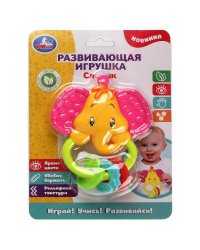 Развивающая игрушка слоник на блист Умка в кор.2*120шт