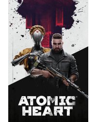 Обложка для паспорта. Atomic Heart. Близняшка и майор Нечаев (ПВХ, 185х133 мм)