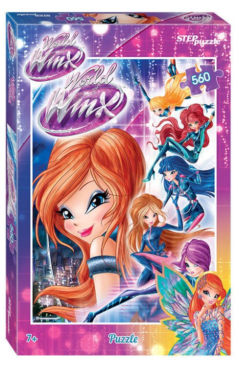 Мозаика "puzzle" 560 "Winx - 2" (Rainbow)