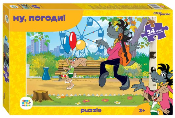 Мозаика "puzzle" maxi 24 "Ну,погоди! (new)" (С/м)