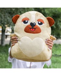 Мягкая игрушка Hugme toys «Бульдог», 40 см