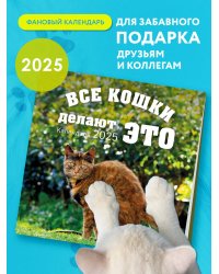 Все кошки делают это. Календарь настенный на 2025 год (300х300 мм)