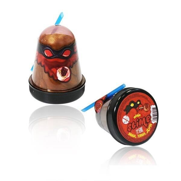 Игрушка ТМ "Slime "Ninja" с ароматом шоколада, 130 г.