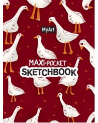 MyArt. Maxi Pocket СКЕТЧБУК. Гусики