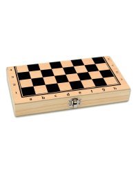 Шахматы, нарды, шашки деревянные 3 в 1 (поле 29 см) фигуры из дерева P00024 М