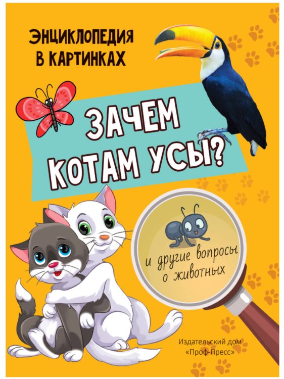 ЗАЧЕМ КОТАМ УСЫ? мат.ламин.обл, выбор.лак, мелов.бум.  215х290