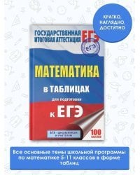 ЕГЭ. Математика в таблицах. 10-11 классы