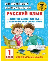 Русский язык. Мини-диктанты с разбором всех орфограмм. 1 класс