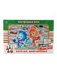 НАСТОЛЬНАЯ ИГРА-ХОДИЛКА "УМКА" ФИКСИКИ в кор.20шт