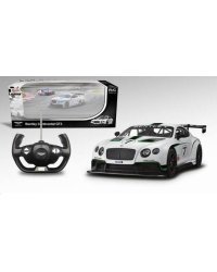 МАШИНА Р/У RASTAR BENTLEY CONTINENTAL GT3 1:14 СО СВЕТОМ, ЦВЕТ БЕЛЫЙ В КОР. в кор.6шт