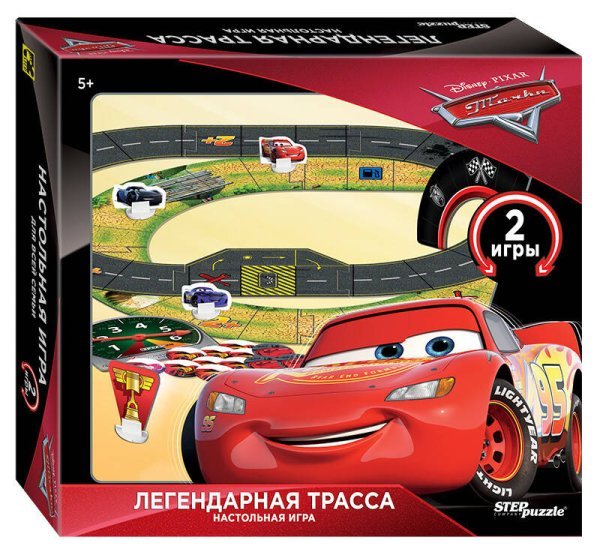 Настольная игра "Легендарная трасса" (Disney)Тачки