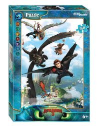 Мозаика "puzzle" 260 "Как приручить дракона - 3" (DreamWorks)
