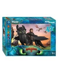 Мозаика "puzzle" 54 "Как приручить дракона - 3" (DreamWorks)
