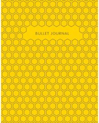 Bullet Journal (Медовый) 162x210мм, твердая обложка, пружина, блокнот в точку, 120 стр.