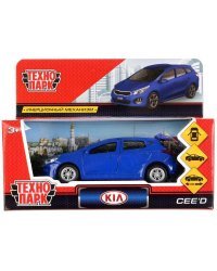 Машина металл "KIA CEED" 12см, открыв. двери, инерц., синий в кор. Технопарк в кор.2*36шт