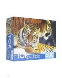 TOPpuzzle. ПАЗЛЫ 500 элементов. КБТП500-6797 Два тигра